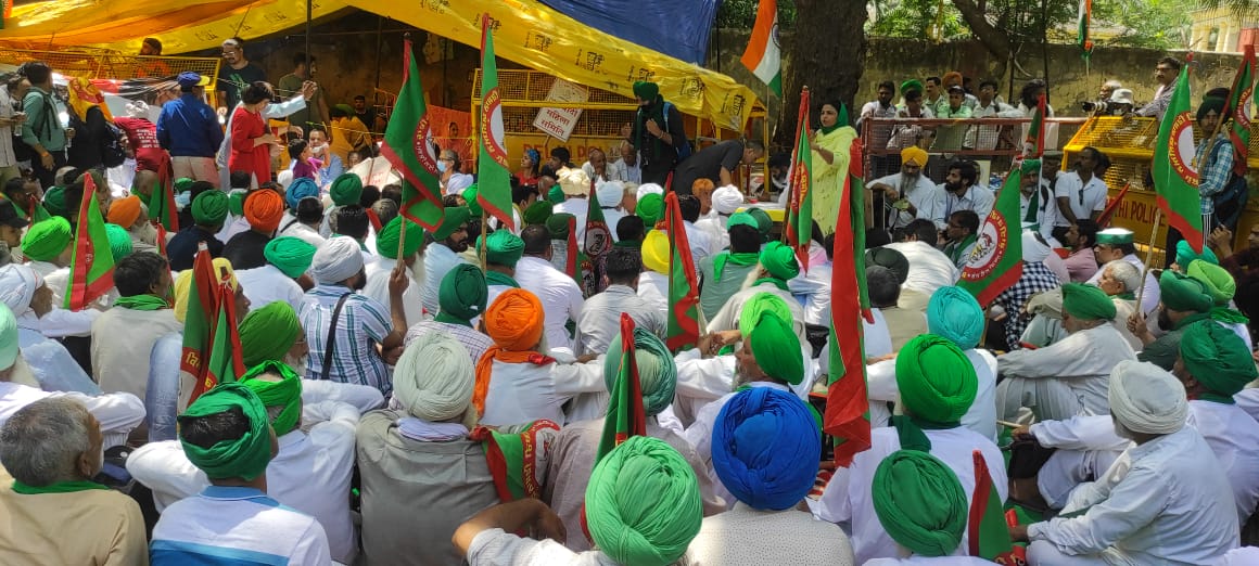 Delhi protest